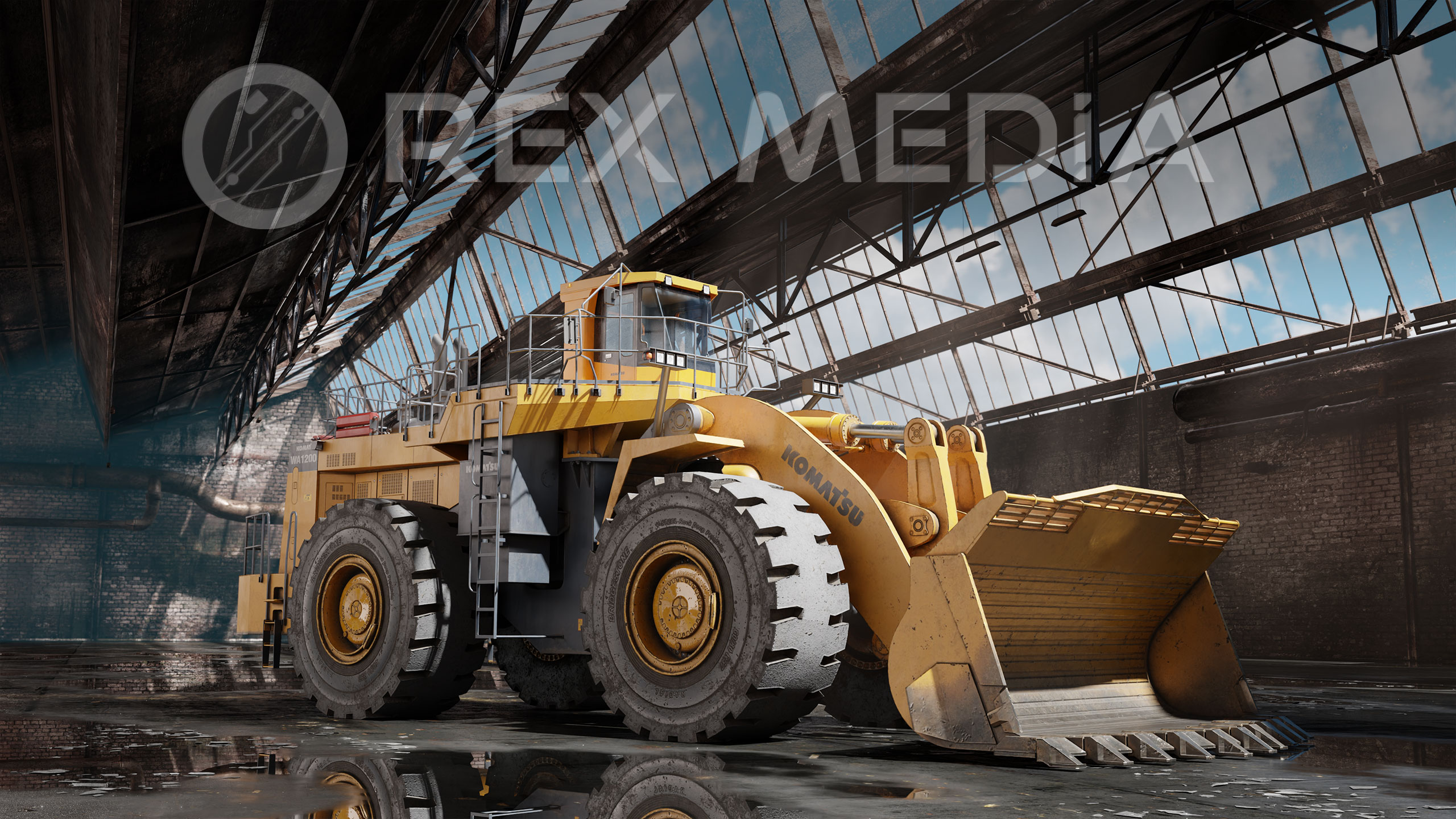 REX Media — Simulación 3D industrial